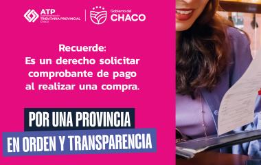 DERECHO PARA LOS CONSUMIDORES: CHACO IMPULSA LA CAMPAÑA PARA CONCIENTIZAR SOBRE LA IMPORTANCIA DE PEDIR FACTURA O TICKET